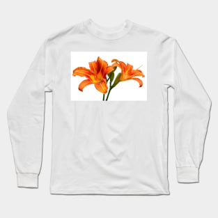 Orange Lilies Long Sleeve T-Shirt